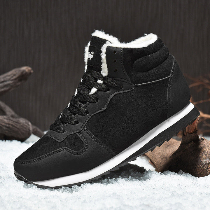 Ultra-Warm Anti-Slip Plush-Lined High-Top Sneakers