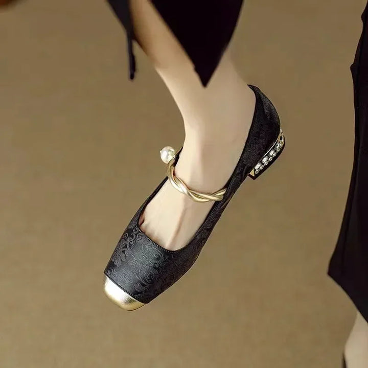 Mestelle™ | Elegant Leather Mary Janes