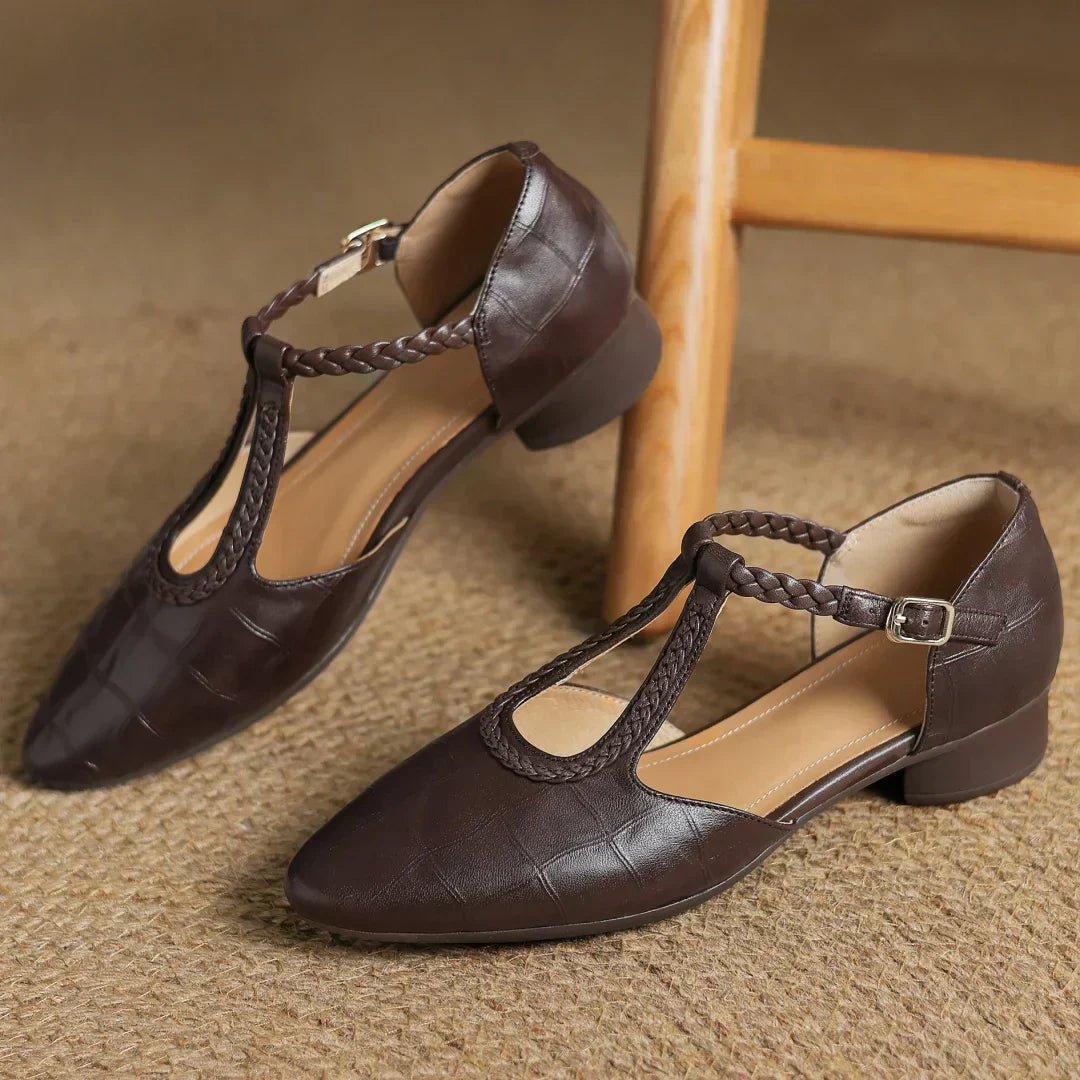 Veronica™ | Elegant Leather Sandals