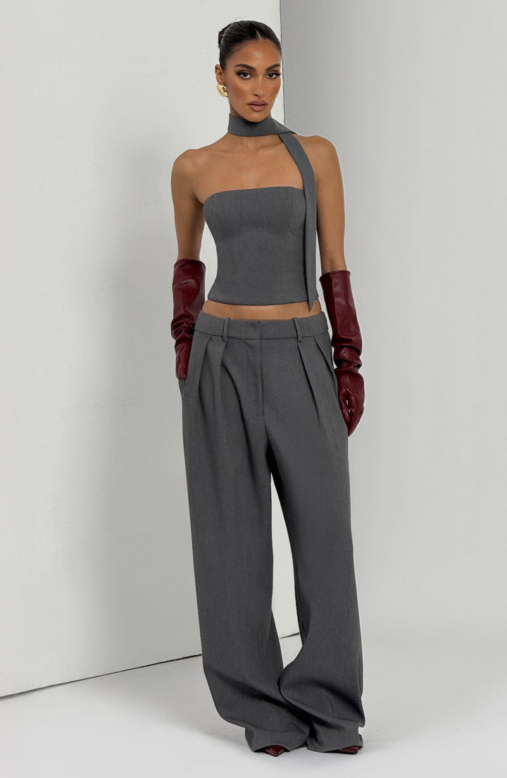 Kirsty Pants - Grey Marl