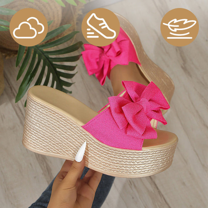 Arden™ | Elegant Slippers with Bow
